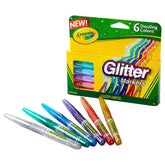 Crayola Glitter Markers Dazzling Colors 6ct CY58 - 8629 - Colorland Toys